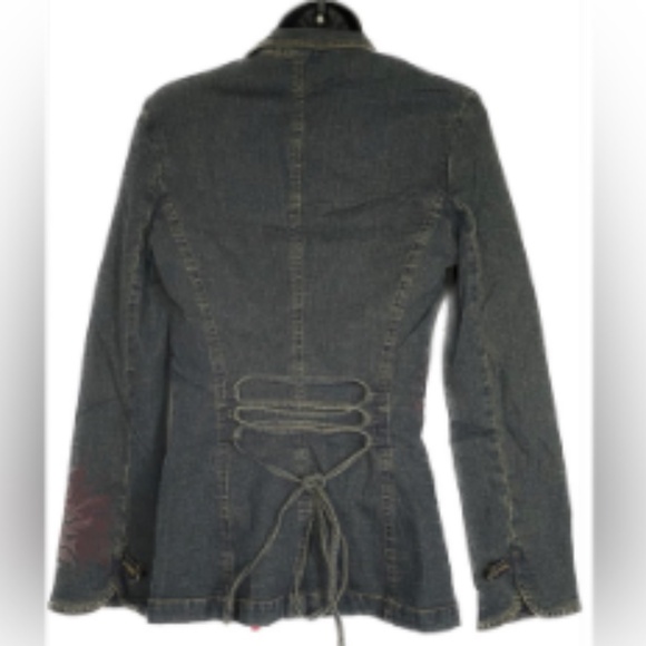 LIKE NEW WALLIS DENIM JEAN JACKET US12 ⭐️ - Picture 3 of 16